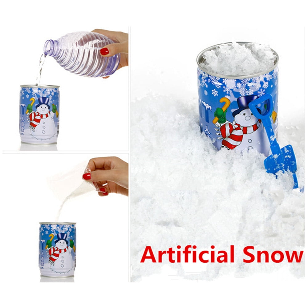 Instant Snow Man-Made Magic Artificial Snow Powder Christmas Decor DIY Toys Gift 