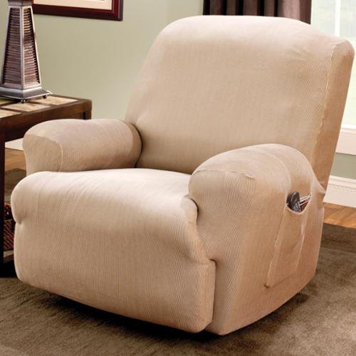 Sure Fit Stretch Stripe Recliner Slipcover