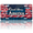 God Bless America, variant on Patriotic License Plate Red Truck Aluminum Metal Car Tag National US 250 Years, Novelty Decorative License Plates, Thick Durable Automotive Front Plate for Car, Truck, SUV, 6 X 12 Inch