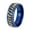 Blue, variant on Kiplyki Fashion Stainless Steel Ring External Band Rotating Ring Wonderful Gift