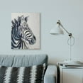 thumbnail image 2 of Stupell Industries Large Zebra Head Animal Watercolor Painting Canvas Wall Art by George Dyachenko, 2 of 6