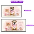 thumbnail image 5 of Happy Mother's Day Bulldog Love Dog Mom Heart Flower Desk Mat Full Keyboard Mouse Pad Dog Lover Gifts Idea Large Mousepad - 12004, 5 of 5