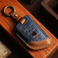 thumbnail image 3 of SPRING For BMW 1 3 5 Series For X1 X2 X3 X4 Leather Car Key Chain Case Cover Accessories Blue, 3 of 5