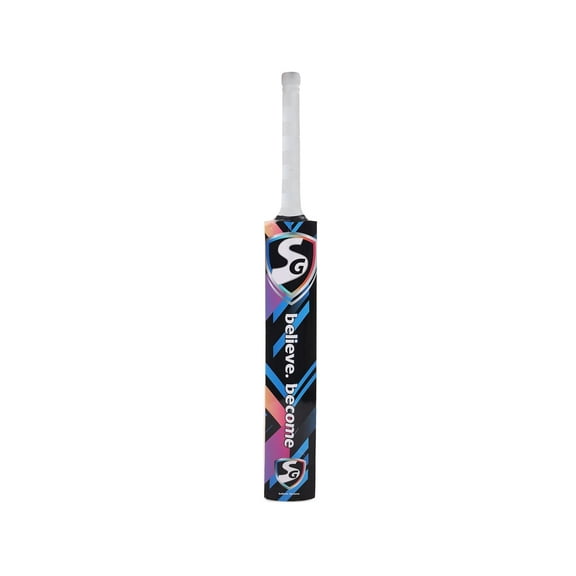 SG Thunder Striker Bat English Willow Hard Pressed Shaped For Superb Stroke Cricket Bat , Size No. 6 | With Full Cover