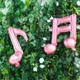 thumbnail image 2 of Efavormart 6 Pack Rose Gold 16th & 8th Musical Notes Aluminum Foil Mylar Balloon For Wedding Party Decoration, 2 of 11