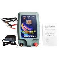 Zxpjkyu Electric Fence Energizer Livestock Fence Charger Portable Compact Lightweight