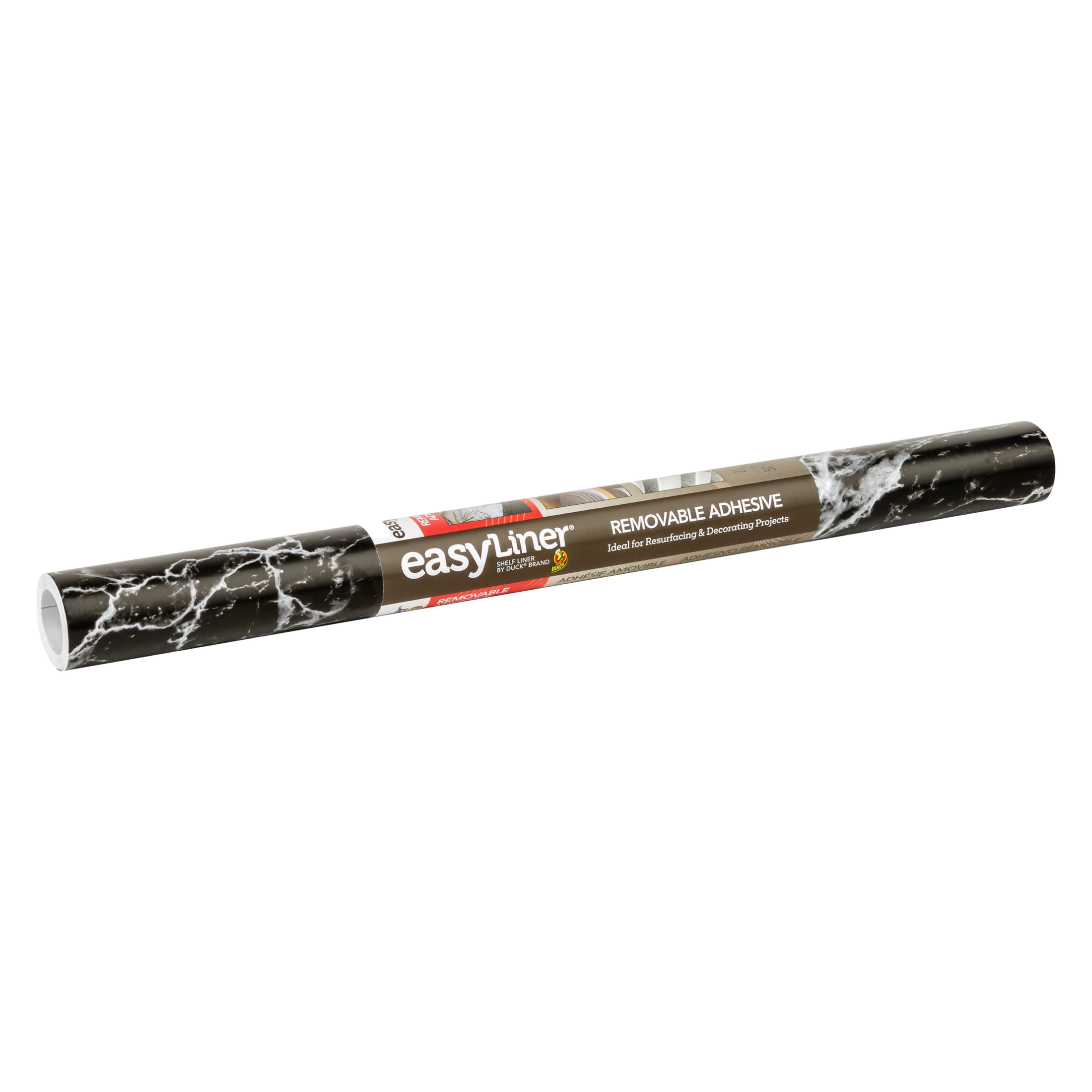 EasyLiner Brand Contact Paper Adhesive Shelf Liner, Black Marble, 20 in. x 15 ft. Roll