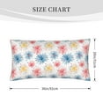 thumbnail image 2 of Kdxio Bright Colorful Fireworks Pattern Pillowcase with Envelope Closure,20" x 36" Pillow Cases,Gifts for Men or Women-No pillow, 2 of 5