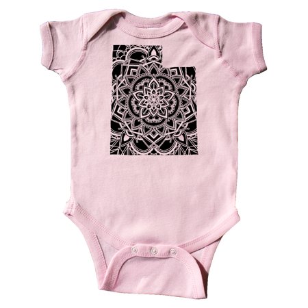 

Inktastic Utah Silhouette Mandala Gift Baby Boy or Baby Girl Bodysuit