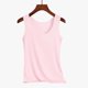 thumbnail image 3 of Pijama de manga corta para mujer, blusa lisa con cuello en U, de 3 piezas, 3 of 5