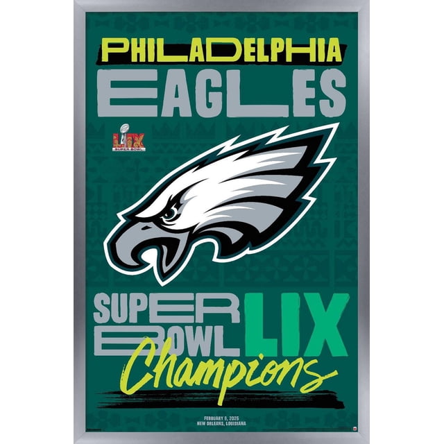 Logo de l'équipe NFL Philadelphia Eagles - Super Bowl LIX