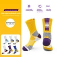 thumbnail image 3 of Compression Ankle Support Running Socks Men Women Wicking Quarter Athletic Plantar Fasciitis Socks, 3 of 8