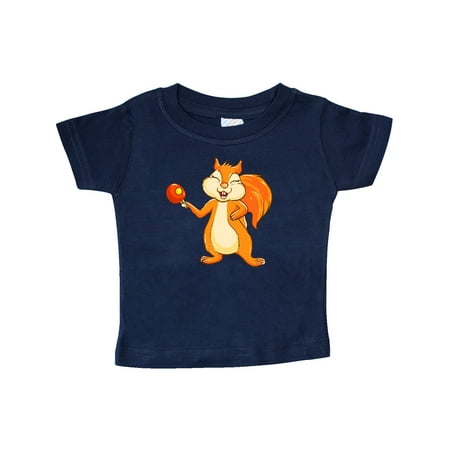 

Inktastic Squirrel Ping Pong Gift Baby Boy or Baby Girl T-Shirt