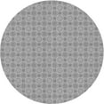 thumbnail image 1 of Ahgly Company Indoor Round Patterned Gray Area Rugs, 5' Round, 1 of 6