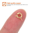 50 Pcs Round Spring Bracelet Buckle DIY Necklace Clasps Jewelry Making