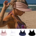 thumbnail image 3 of Sombreros Deportivos Con Visera Para Mujer, Transpirables, Con Parte Superior Vacía, Gorra De Béisbol Para El Sol, Protección Uv, Sombreros Para El Sol Para Chicas Jóvenes, Mujeres, Playa Inevent AP007824-04, 3 of 6