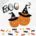 thumbnail image 3 of Swatland, Sally 12x12 Black Modern Framed Museum Art Print Titled - Jack-O-Lantern Boo, 3 of 5