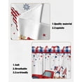 thumbnail image 5 of Swag Curtains, Independence Day Trcuk Load Gonmes Rod Pocket Kitchen Curtains Valances Tier Curtains Swag Valance Curtains for Bedroom Living Room 28" x 36", 2 Panels, 5 of 6