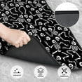 thumbnail image 3 of Xecao Skeletons Dancing Print Car Foot Mat Set of 4 Pieces Neoprene All-Weather Dust-Proof Stain-resistantCar Interior Decorative mats Non-Slip Mats, 3 of 6