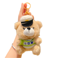 thumbnail image 1 of Llavero de peluche de peluche con forma de oso de policía para mujeres y hombres, 1 of 2