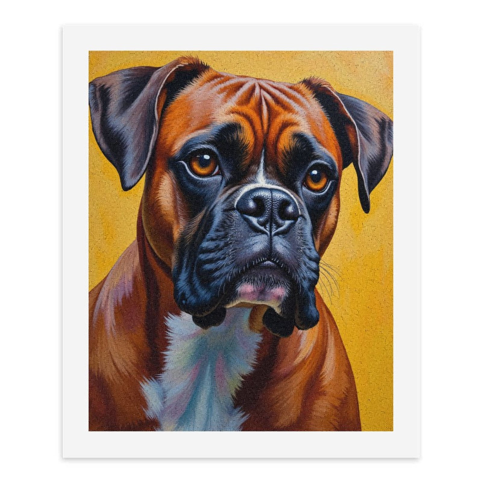 Paint by Numbers Kit for Adults, Boxer Dog Portrait Vibrant Art Paint by Numbers, Easy Paint by Numbers Kit for Adults Beginner, DIY Adult Paint by Number Kits on Canvas, Home Decor