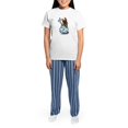 thumbnail image 4 of CafePress - Baby German Shepherd Women's Light Pajamas - Women's Short Sleeve Print T-Shirt and Pants Light Cotton Pajama Set, 4 of 7