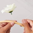 thumbnail image 2 of Tallos de alambre con estampado floral, calibre 22, blanco, 16 cm, para manualidades, 300 unidades, 2 of 7