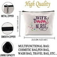 thumbnail image 2 of Zuo Bao Nurse Bag Nurse Survival Kit Cosmetic Bag Nurse Gift for RN Nurse Student Graduation Gift(WIFE mom NURSE White), 2 of 7