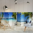 thumbnail image 6 of 4 ft. Short Double Sided Beach Canvas Folding Screen, 6 of 7
