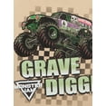 thumbnail image 2 of Monster Jam Toddlers’ Grave Digger Cotton Graphic Tee with Short Sleeves, Sizes 12M-5T, 2 of 7