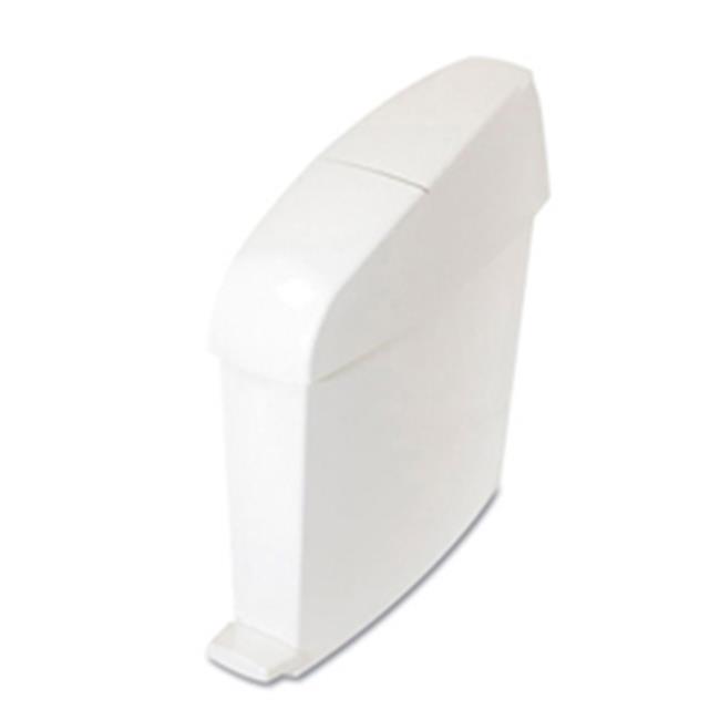 Rubbermaid 750243 Sanitary Napkin 3 Gallon Disposal Bin, White