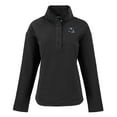 thumbnail image 2 of Women's Cutter & Buck  Black New York Giants Hunts Point Eco Half-Snap Sweatshirt, 2 of 3