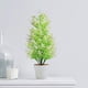 thumbnail image 4 of Simulación de árbol de cedro pinaster pequeño de Navidad, hoja de cedro pinaster artificial, simulación de bonsái verde, adornos en maceta para sala de estar, simulación de pino pequeño y ciprés, 4 of 6