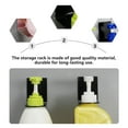 thumbnail image 4 of 4pcs Non-punching Hand Sanitizer Holders Wall-mounted Shower Gel Bottle Racks, 4 of 9