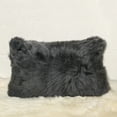 thumbnail image 3 of Zealand Sheepskin Pillow Gray 18x18 Natural 100% Sheepskin 1-Piece, 3 of 4