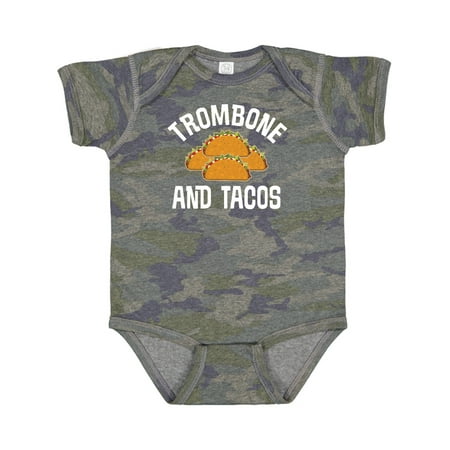 

Inktastic Trombone and Tacos Band Gift Gift Baby Boy or Baby Girl Bodysuit