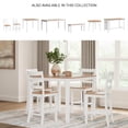 thumbnail image 2 of Ashley Furniture Gesthaven White Counter Height Dining Table Set - Set of 5, 2 of 12