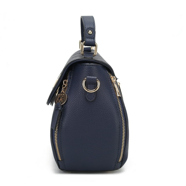 MKF Collection Clementine Vegan Leather Women’s Satchel Bag, Fashion Shoulder Purse Handbag by Mia K - Olive MKF Collection Clementine Vegan Leather Women’s Satchel Bag, Fashion Shoulder Purse Handbag by Mia K - Olive