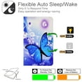thumbnail image 4 of Allytech for Samsung Galaxy S6 Lite Case 10.4" 2022/2020, Premium PU Leather Folio Stand Shell with Card Slots Holder Auto Sleep Wake Protective Wallet Case for SM-P610/P615/P613/P619, Blue Butterfly, 4 of 6