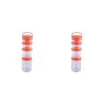 thumbnail image 2 of Ounissouiy Macetas herméticas de grado alimenticio para PC para almacenar alimentos, contenedores de almacenamiento de gran capacidad duraderos y rojo 2Conjunto, 2 of 6