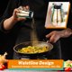 thumbnail image 5 of Set de saleros y pimenteros Arrozon Glass, 120 ml, tapa de acero inoxidable, cobre, 5 of 7
