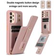 thumbnail image 2 of ELEHOLD Samsung Galaxy A13 4G Wallet Case, Flip Card Slots Magnetic Button Kickstand Function Non-Slip Wristband Crossbody Shoulder Strap for Samsung Galaxy A13 4G Fashion Leather Case,Rosegold, 2 of 7