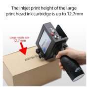 12.7mm Handheld Coding Machine Bottle Cap Logo Label Packaging Small Inkjet Printer Portable