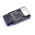 thumbnail image 5 of Motherboard USB2.0 9Pin to TYPE-C A-KEY Front Connector Converter USB3.2 TYPE-E Interface Header Adapter, 5 of 5