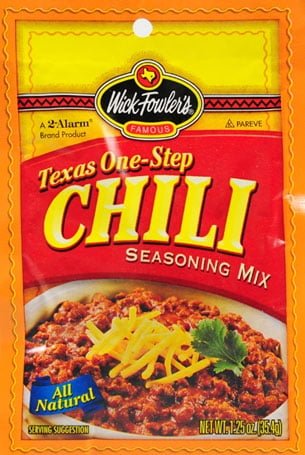 Wick Fowler S Texas One Step Chili Seasoning Mix 1 25 Oz Peg Walmart Com Walmart Com