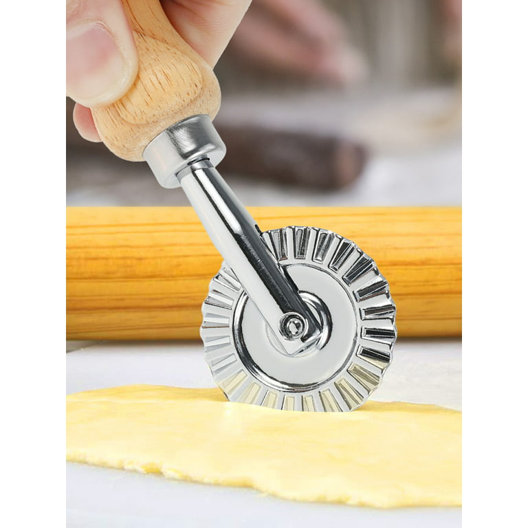 Pastry Wheel Cutter Aluminum Alloy Pastry Cutting Wheel with