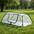 thumbnail image 4 of Garden Plant Covers, Garden Covers with Roll-up Zipper Door, Raised Garden Bed Cover, Garden Row Plants Cover Accelerator, Greenhouse Cover for Protecting Seedlings Fruits Vegetable Rows, 4 of 9