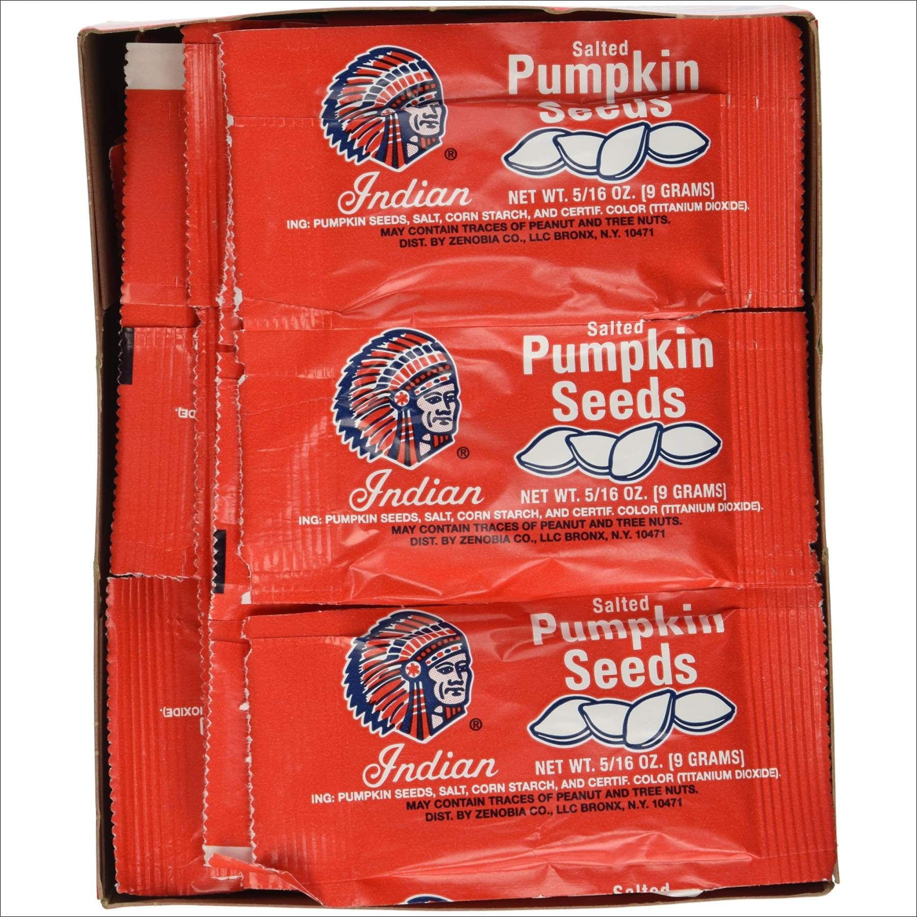 Indian Pumpkin Seeds Salted, 5/16 oz, 36 count