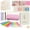 Bible Study Kit02-Pink, variant on Bible Study Kit for Women Bible Journaling Supplies Bible Accessories No-Bleed Highlighters Pens Bible Tabs Large Pencil Case Christian Gift