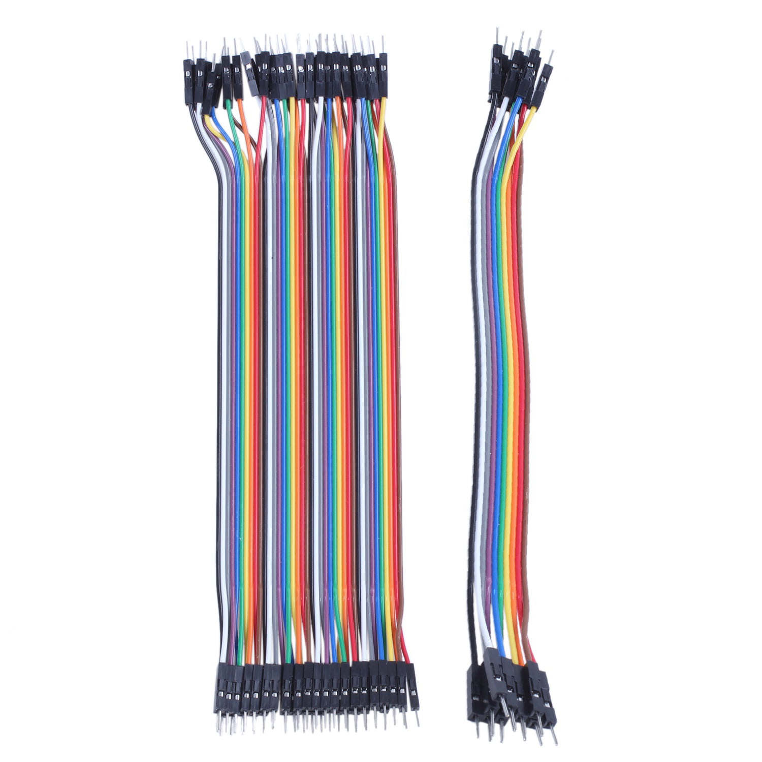 40pcs 20cm Dupont Male to Male Breadboard Jumper Wire F Raspberry Pi Arduino 